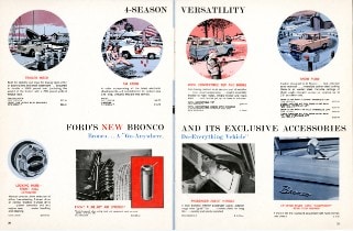 1966 bronco accessories brochure